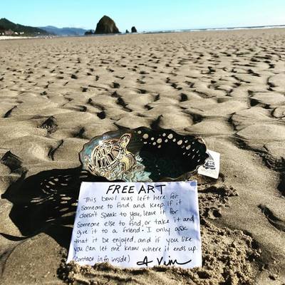 Cannon Beach Art Drop