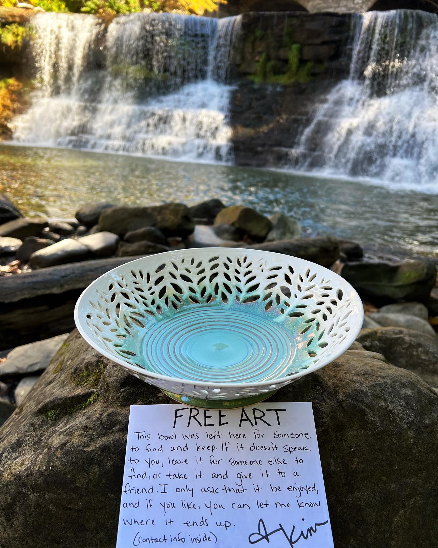 Chagrin Falls Art Drop